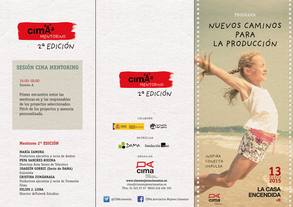 Tríptico 2º CIMA MENTORING, 2015