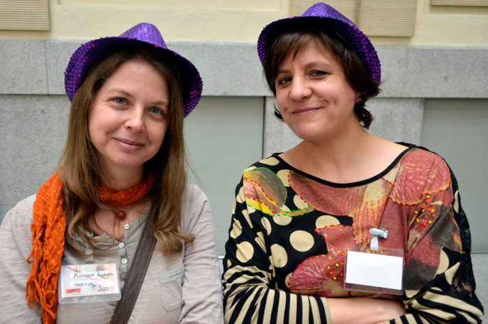 Almudena Carracedo e Irene Cardona